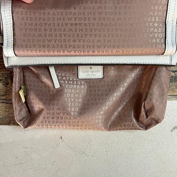 Kate Spade New York White Pebbled Leather Chain Crossbody Shoulder Bag - Picture 11 of 16